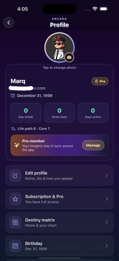Arcana App Screenshot 9