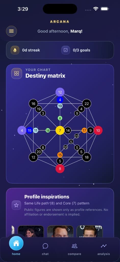 Arcana App Screenshot 2